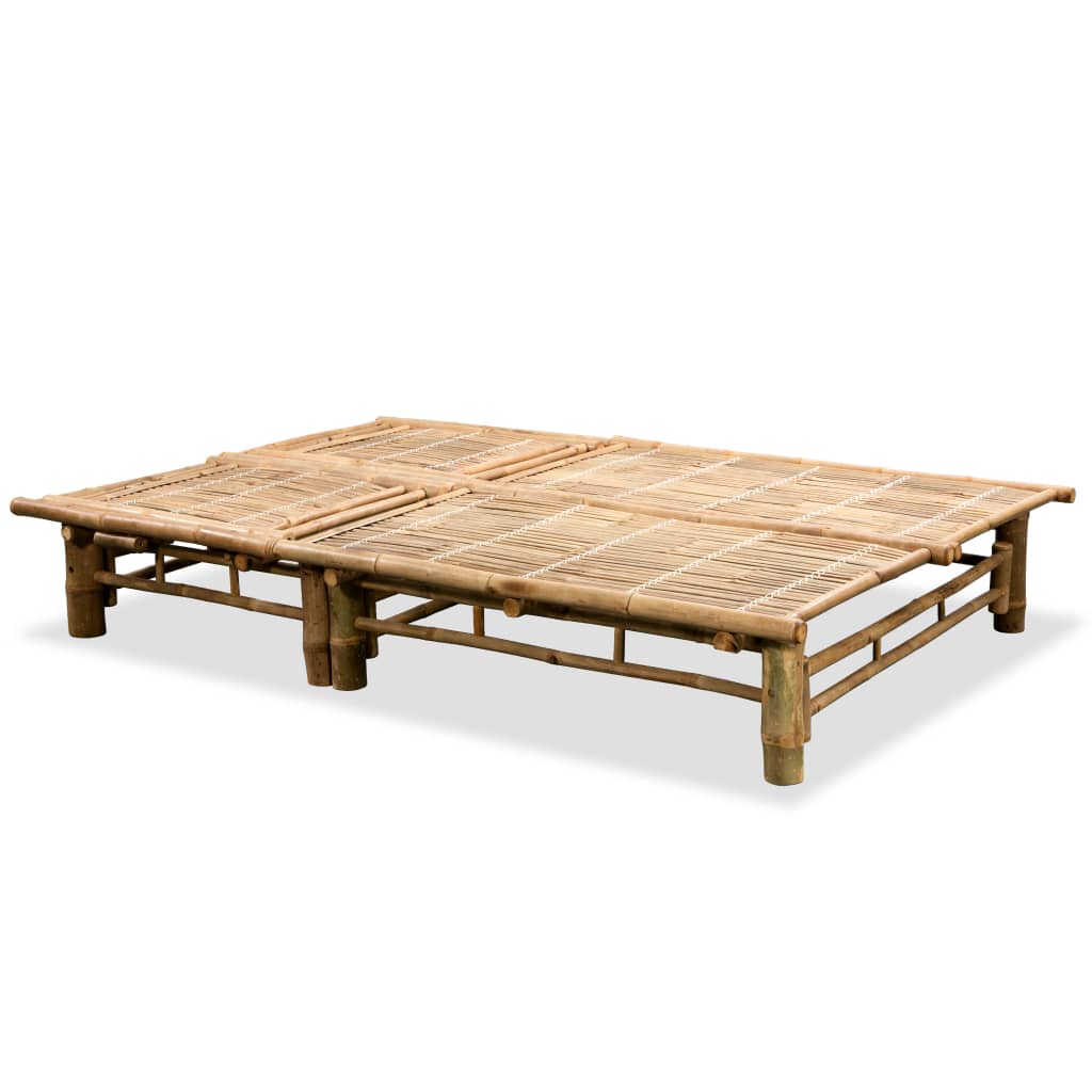 Ligbed tweepersoons bamboe is nu te koop bij PeponiXL, paradijselijk wonen!