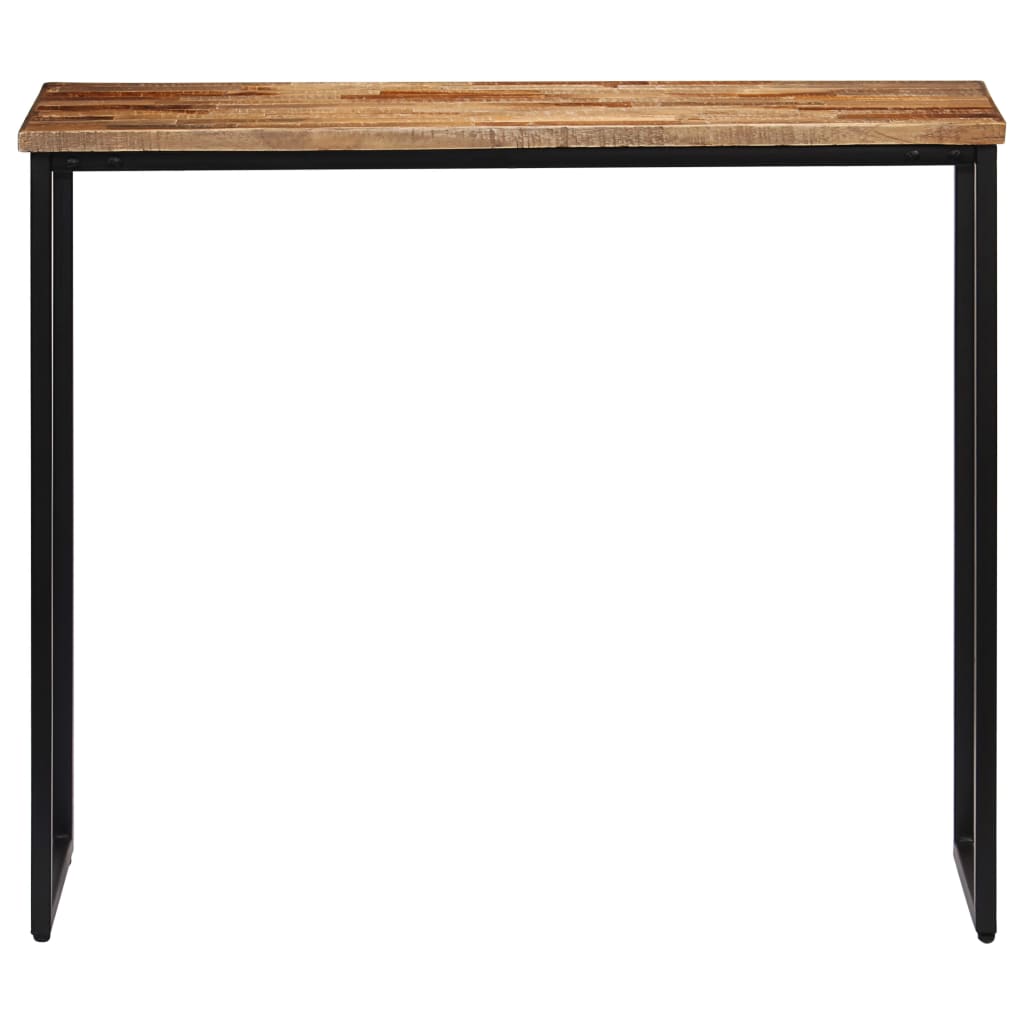 Wandtafel 90x30x76 cm massief gerecycled teakhout is nu te koop bij PeponiXL, paradijselijk wonen!