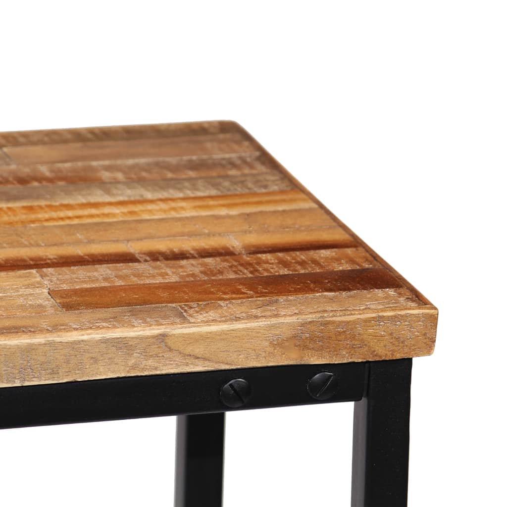 Wandtafel 90x30x76 cm massief gerecycled teakhout is nu te koop bij PeponiXL, paradijselijk wonen!