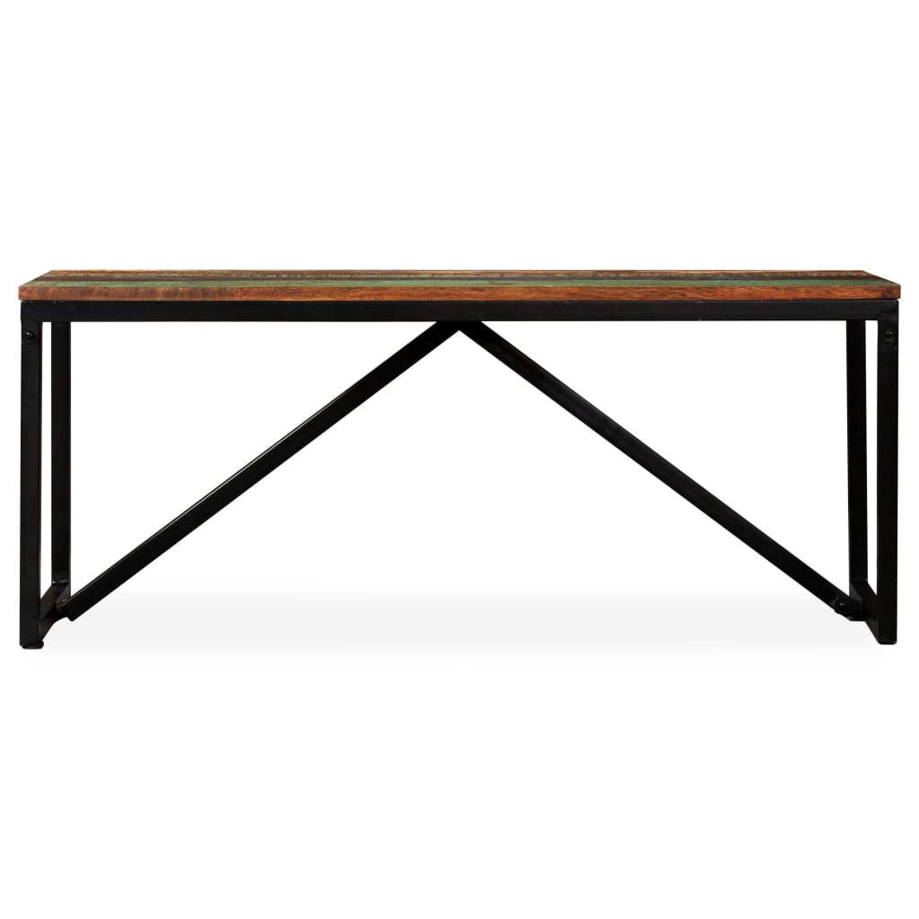 Bankje 110x35x45 cm massief gerecycled hout is nu te koop bij PeponiXL, paradijselijk wonen!