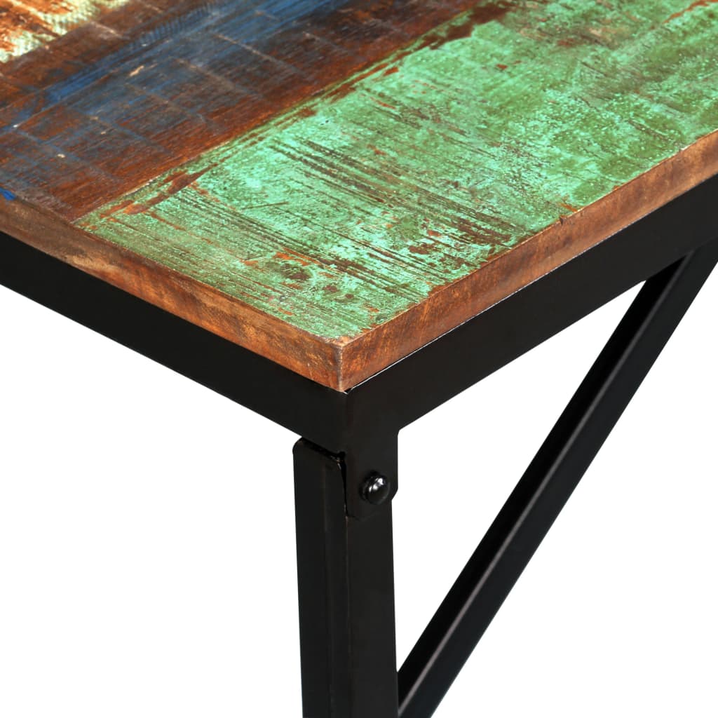 Bankje 110x35x45 cm massief gerecycled hout is nu te koop bij PeponiXL, paradijselijk wonen!