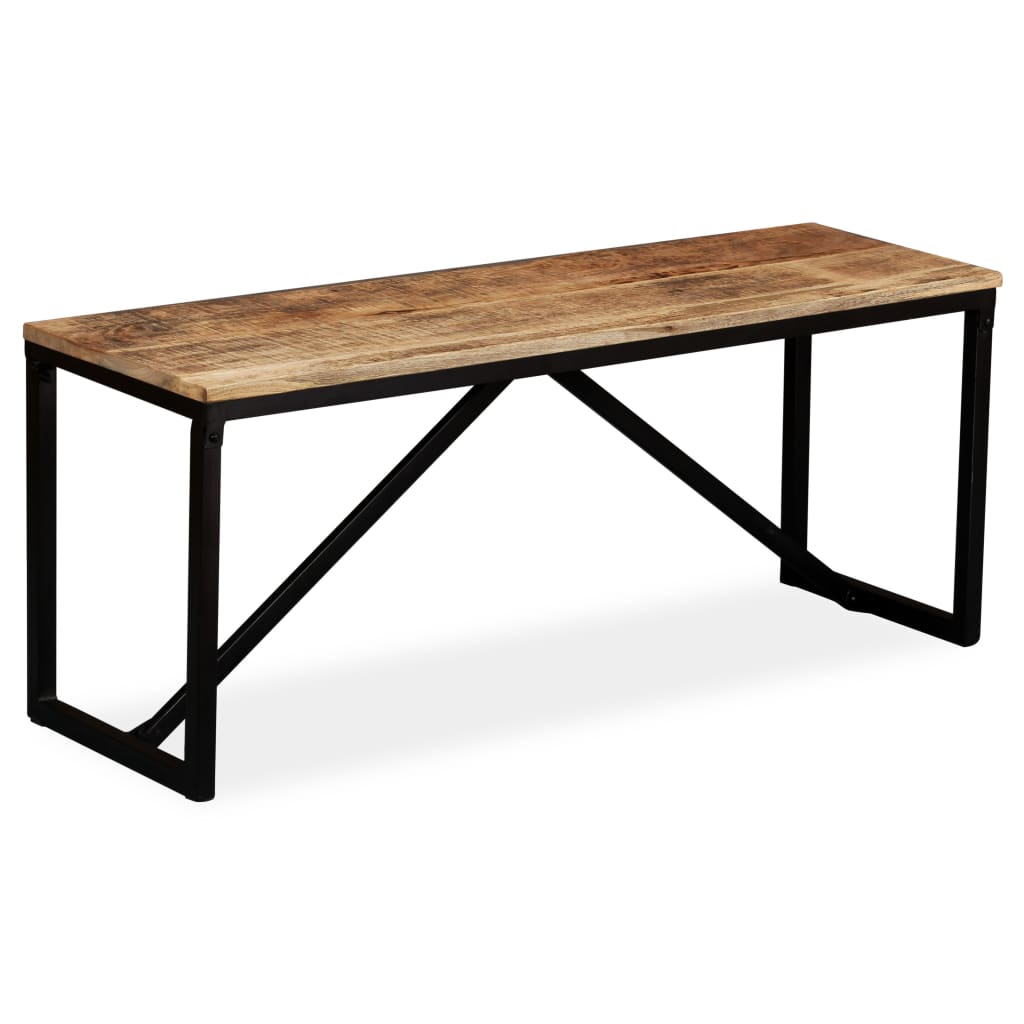 Bankje 110x35x45 cm massief mangohout is nu te koop bij PeponiXL, paradijselijk wonen!