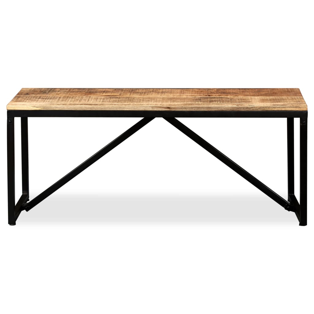 Bankje 110x35x45 cm massief mangohout is nu te koop bij PeponiXL, paradijselijk wonen!