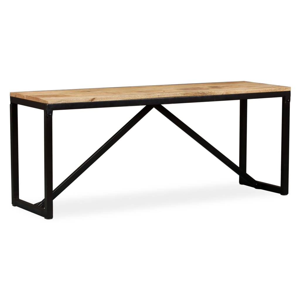 Bankje 110x35x45 cm massief mangohout is nu te koop bij PeponiXL, paradijselijk wonen!