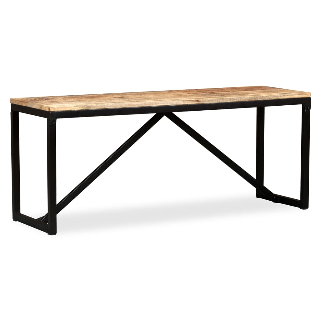 Bankje 110x35x45 cm massief mangohout is nu te koop bij PeponiXL, paradijselijk wonen!