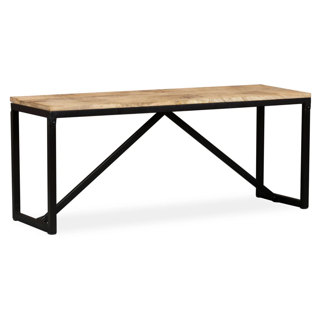 Bankje 110x35x45 cm massief mangohout is nu te koop bij PeponiXL, paradijselijk wonen!