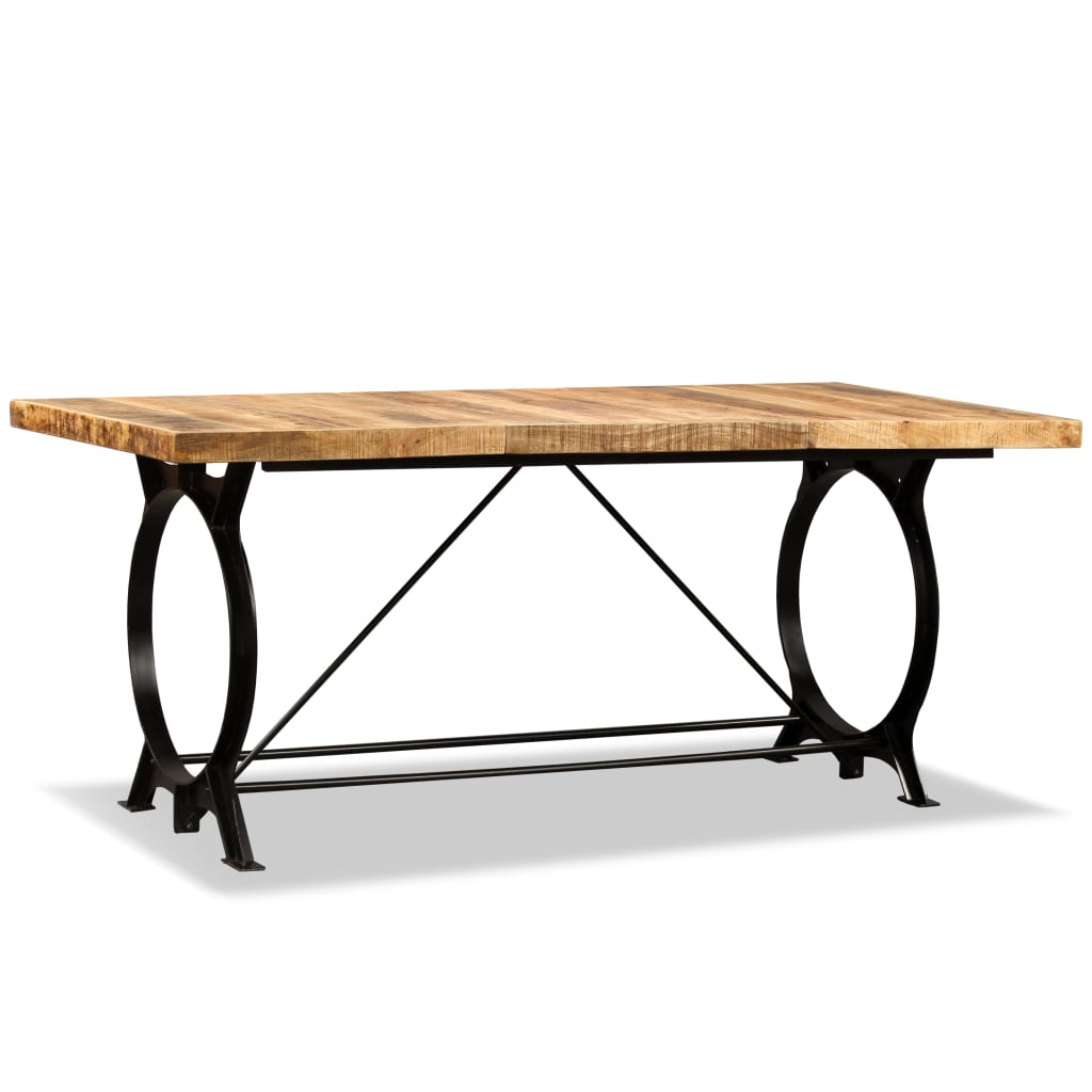 Eettafel 180 cm massief ruw mangohout is nu te koop bij PeponiXL, paradijselijk wonen!