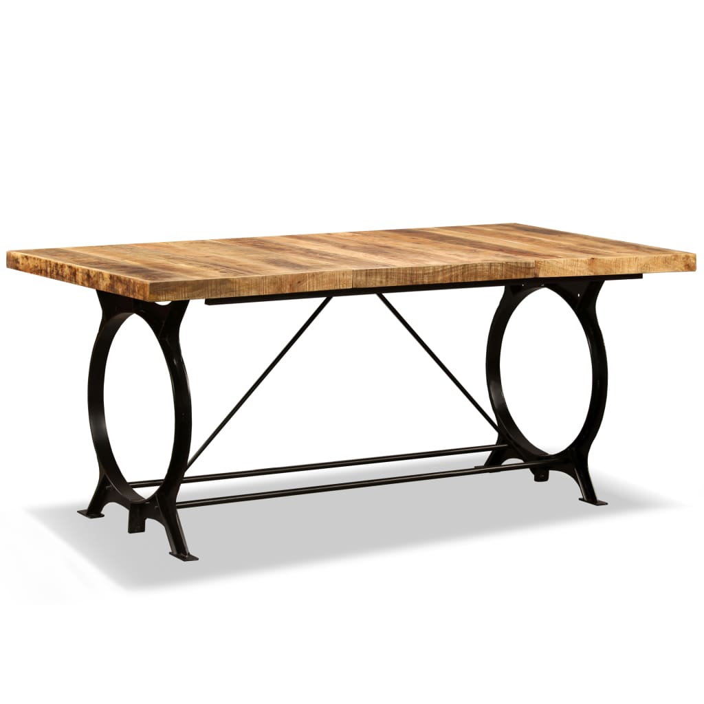 Eettafel 180 cm massief ruw mangohout is nu te koop bij PeponiXL, paradijselijk wonen!