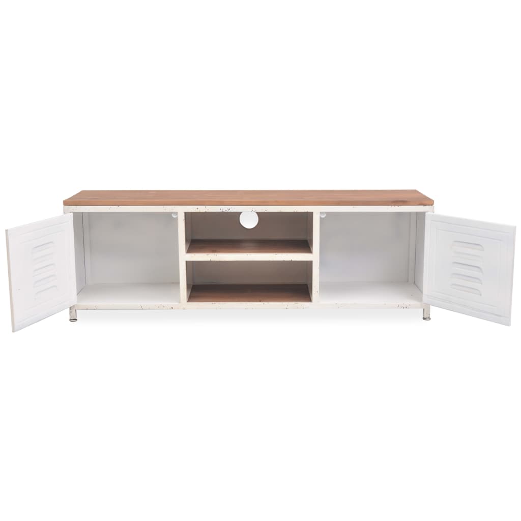 Tv-meubel 120x30x40 cm wit is nu te koop bij PeponiXL, paradijselijk wonen!