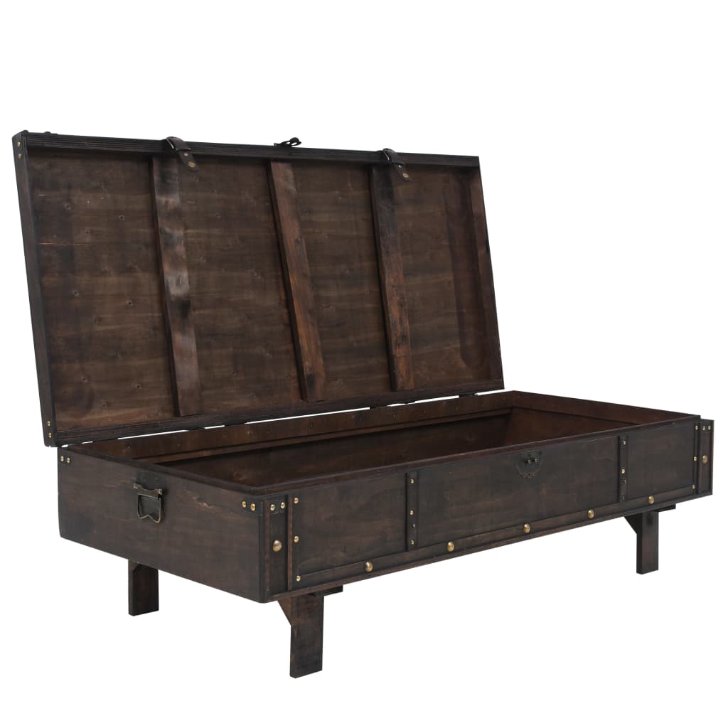 Salontafel vintage stijl 120x55x35 cm multiplex is nu te koop bij PeponiXL, paradijselijk wonen!