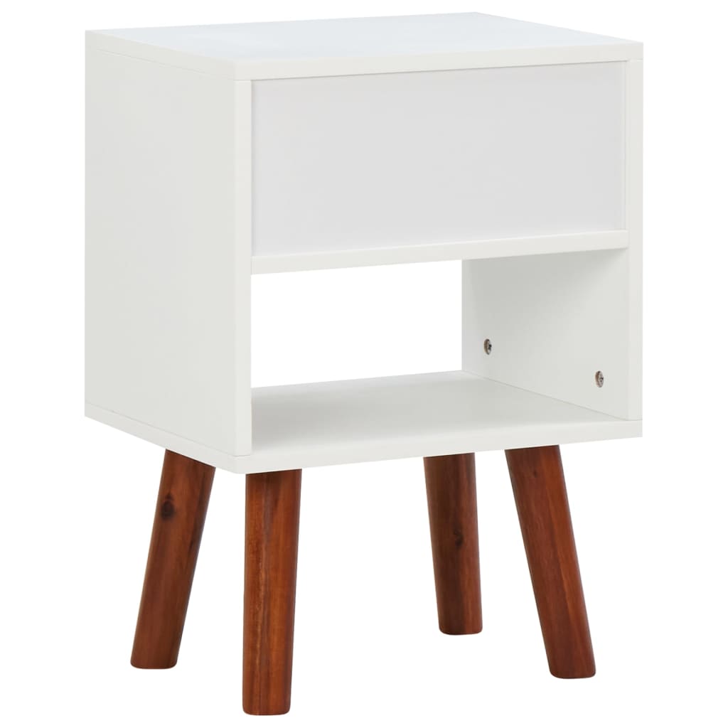 Nachtkastjes 2 st 40x30x57 cm massief acaciahout is nu te koop bij PeponiXL, paradijselijk wonen!