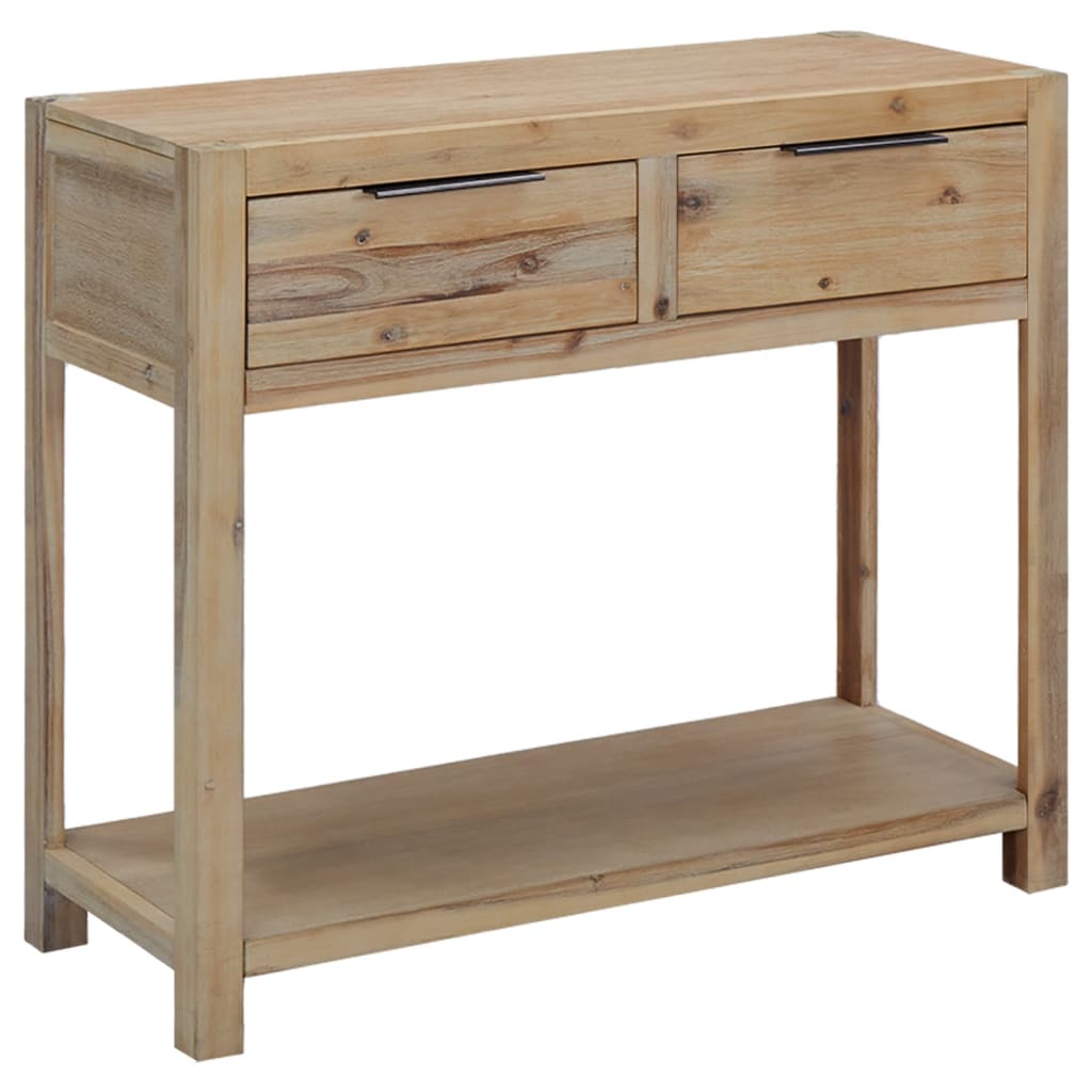Wandtafel 82x33x73 cm massief acaciahout is nu te koop bij PeponiXL, paradijselijk wonen!