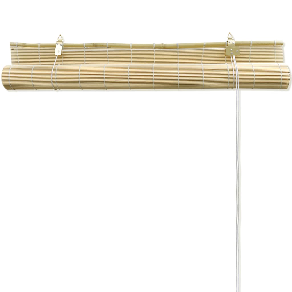 Rolgordijn 150x160 cm bamboe naturel is nu te koop bij PeponiXL, paradijselijk wonen!