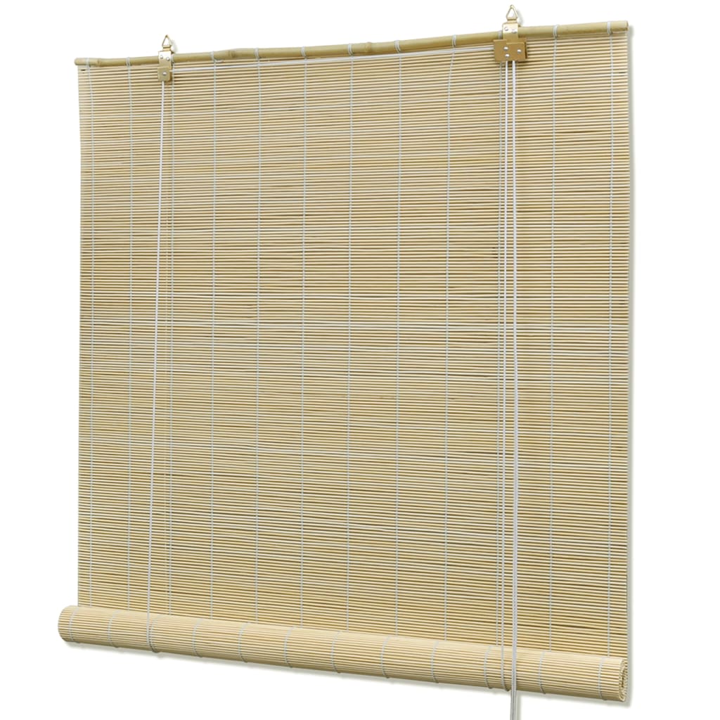 Rolgordijn 80x220 cm bamboe naturel is nu te koop bij PeponiXL, paradijselijk wonen!
