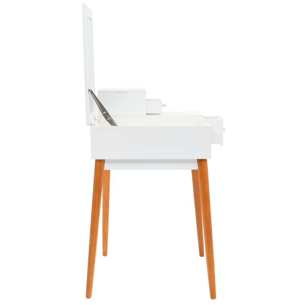 Kaptafel met spiegel 60x50x86 cm MDF is nu te koop bij PeponiXL, paradijselijk wonen!