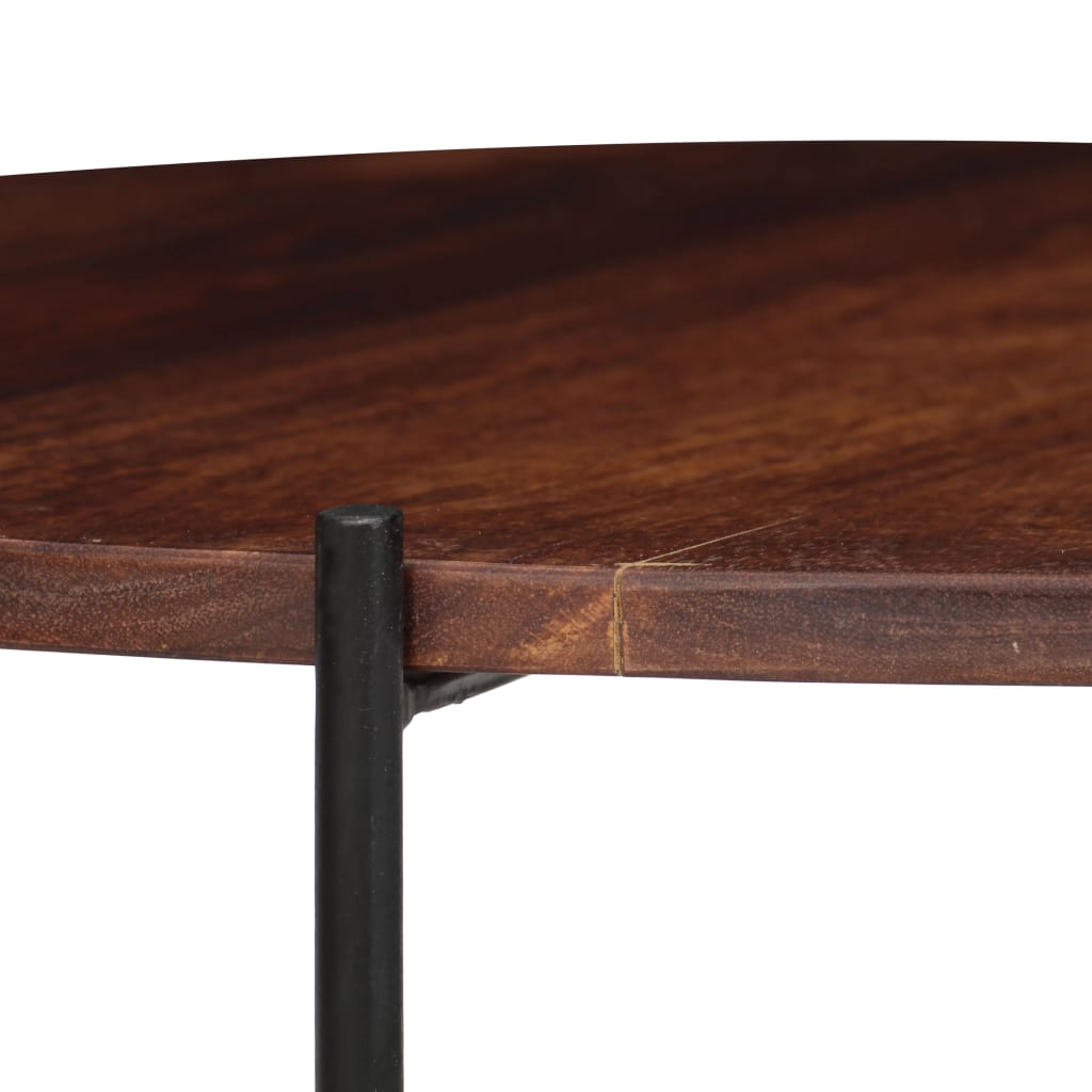2-delige Salontafelset 60x35 cm massief acaciahout is nu te koop bij PeponiXL, paradijselijk wonen!