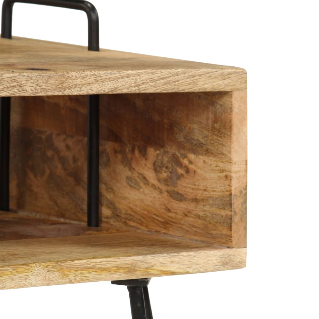 Nachtkastje 40x30x47 cm massief mangohout is nu te koop bij PeponiXL, paradijselijk wonen!