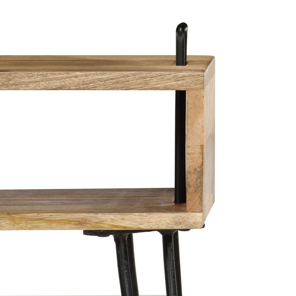 Nachtkastje 40x30x47 cm massief mangohout is nu te koop bij PeponiXL, paradijselijk wonen!
