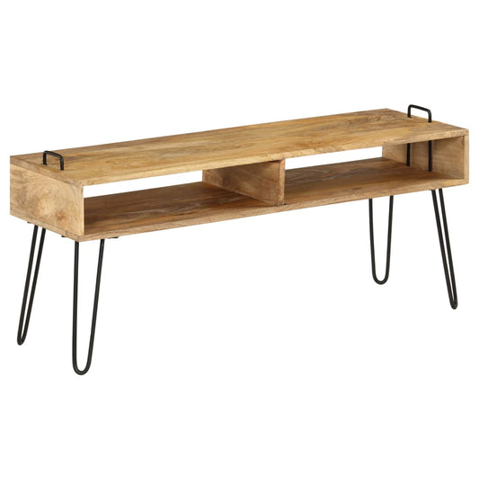 Tv-meubel 110x35x45 cm massief mangohout is nu te koop bij PeponiXL, paradijselijk wonen!