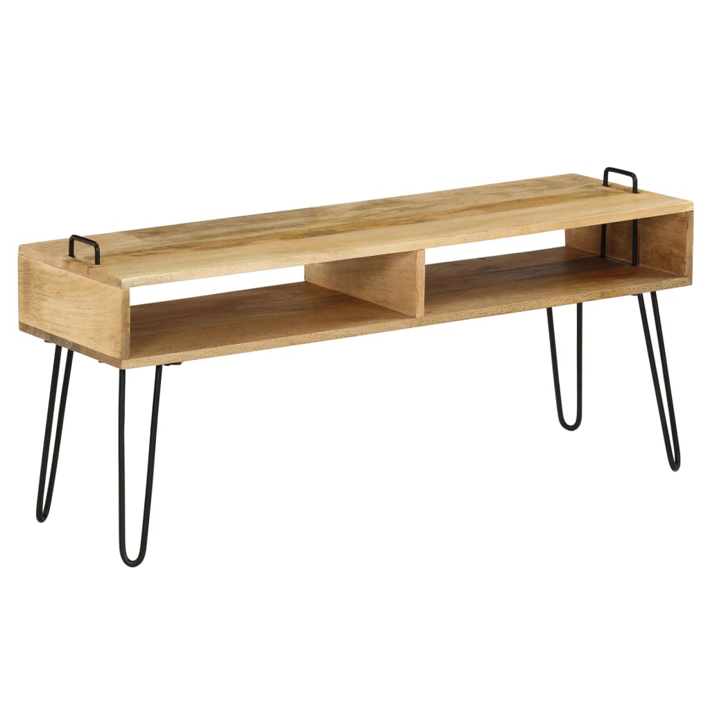 Tv-meubel 110x35x45 cm massief mangohout is nu te koop bij PeponiXL, paradijselijk wonen!