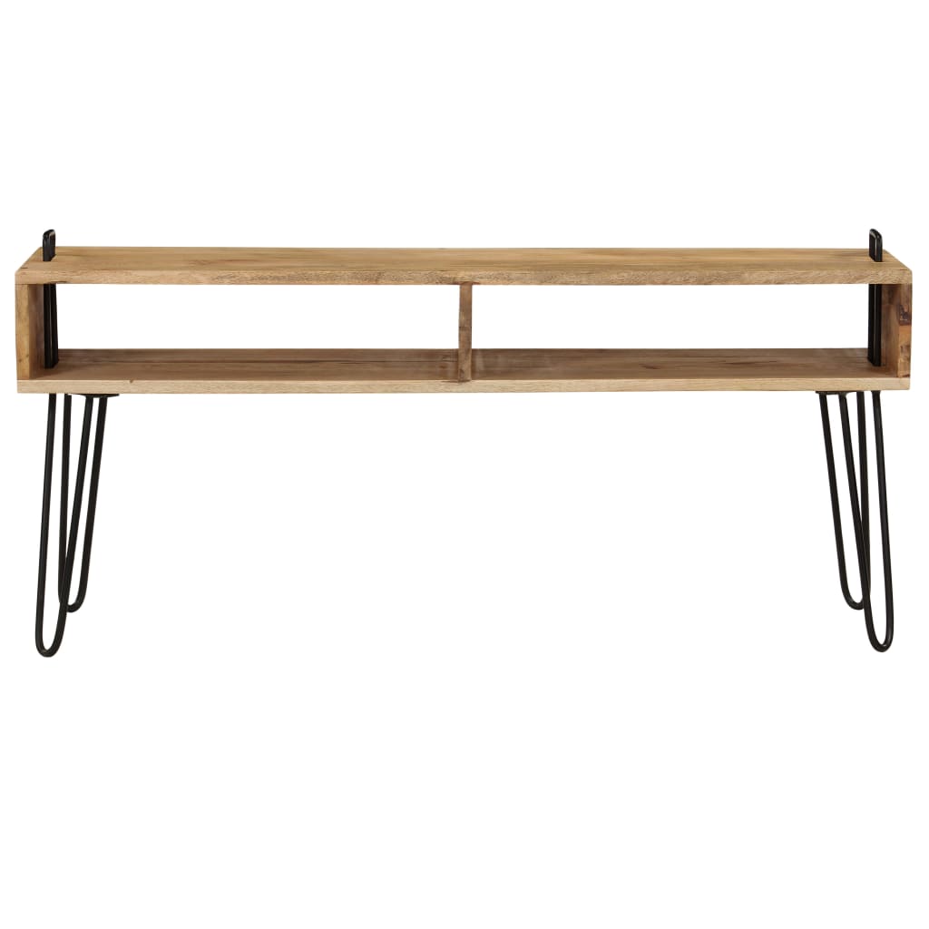 Tv-meubel 110x35x45 cm massief mangohout is nu te koop bij PeponiXL, paradijselijk wonen!
