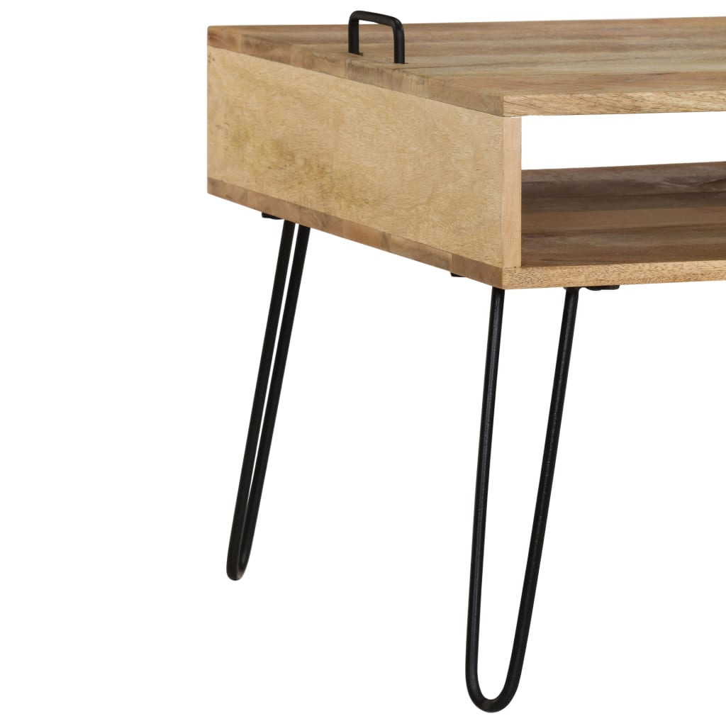Tv-meubel 110x35x45 cm massief mangohout is nu te koop bij PeponiXL, paradijselijk wonen!