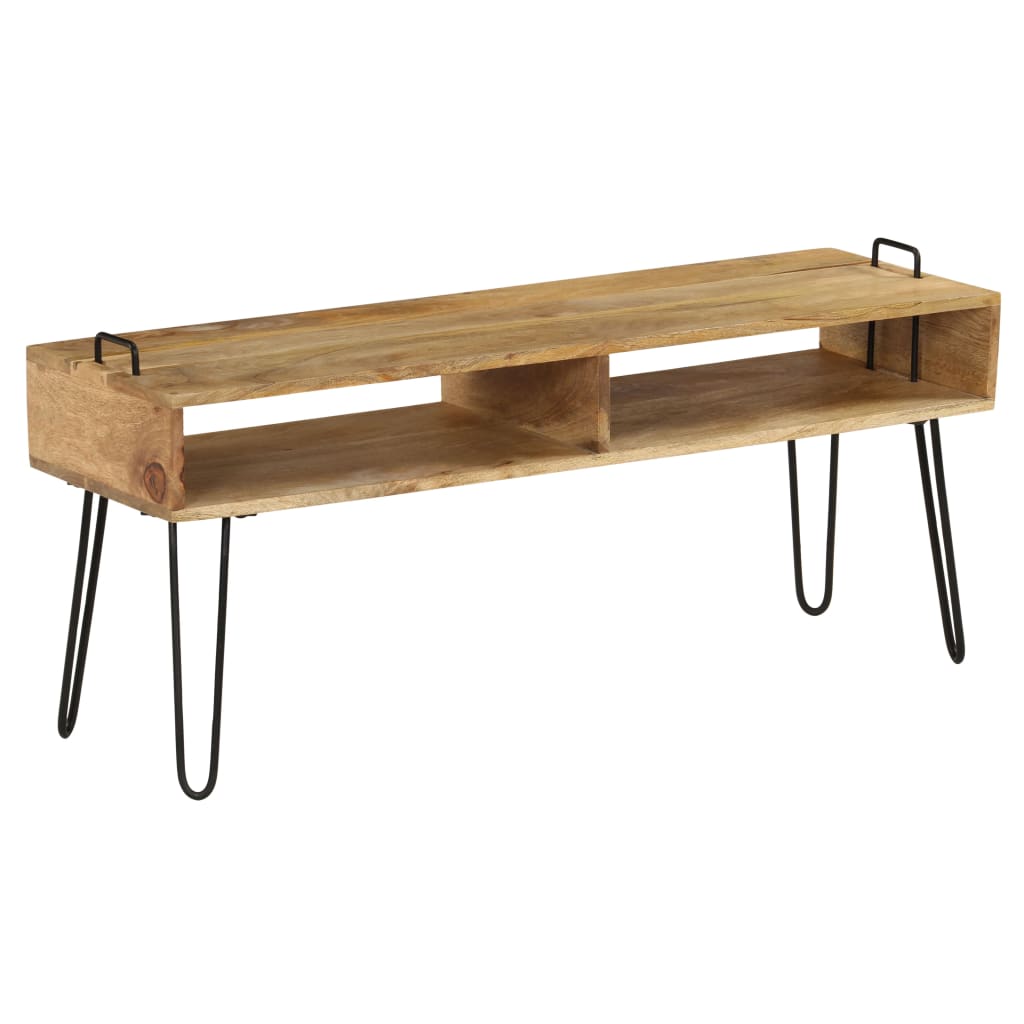 Tv-meubel 110x35x45 cm massief mangohout is nu te koop bij PeponiXL, paradijselijk wonen!