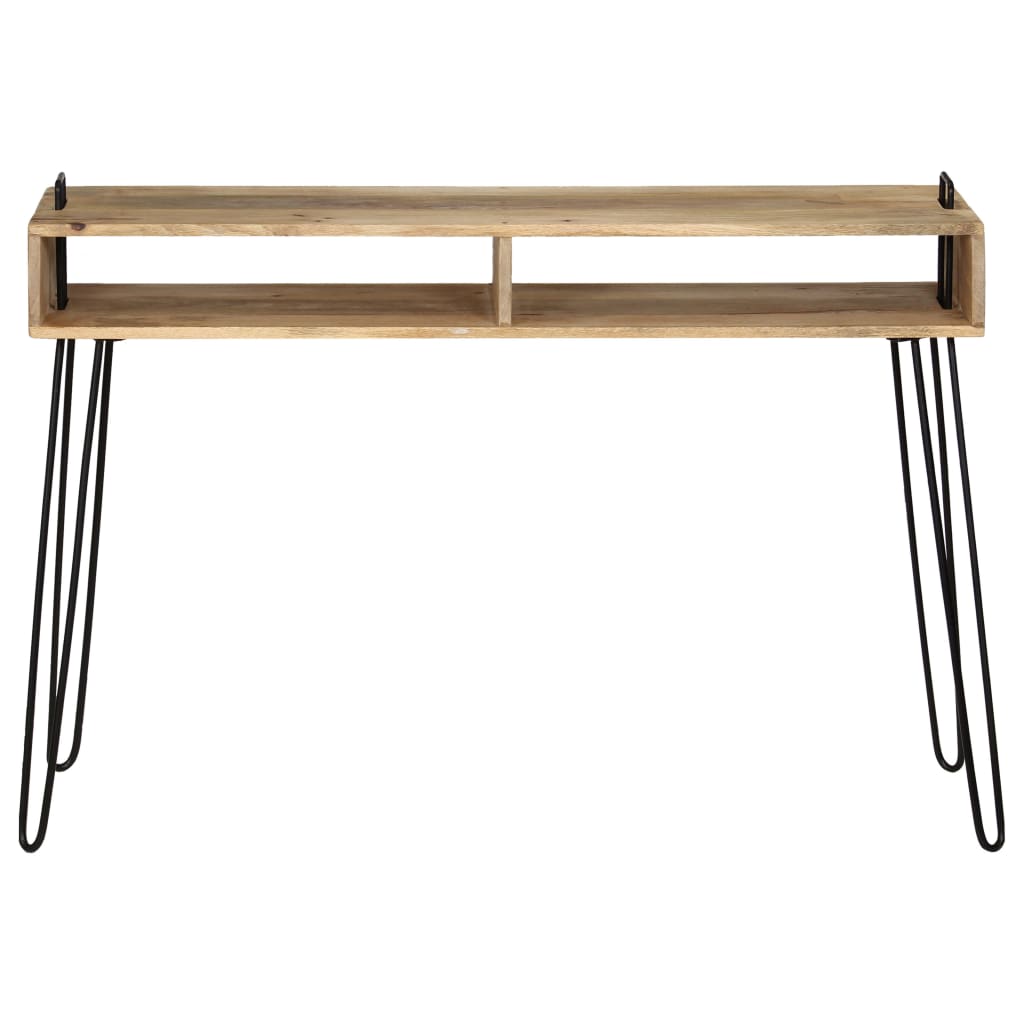 Wandtafel 115x35x76 cm massief mangohout is nu te koop bij PeponiXL, paradijselijk wonen!