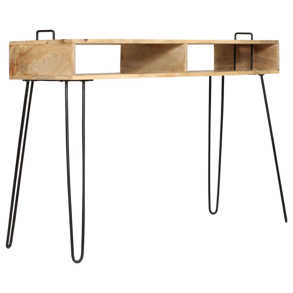 Wandtafel 115x35x76 cm massief mangohout is nu te koop bij PeponiXL, paradijselijk wonen!