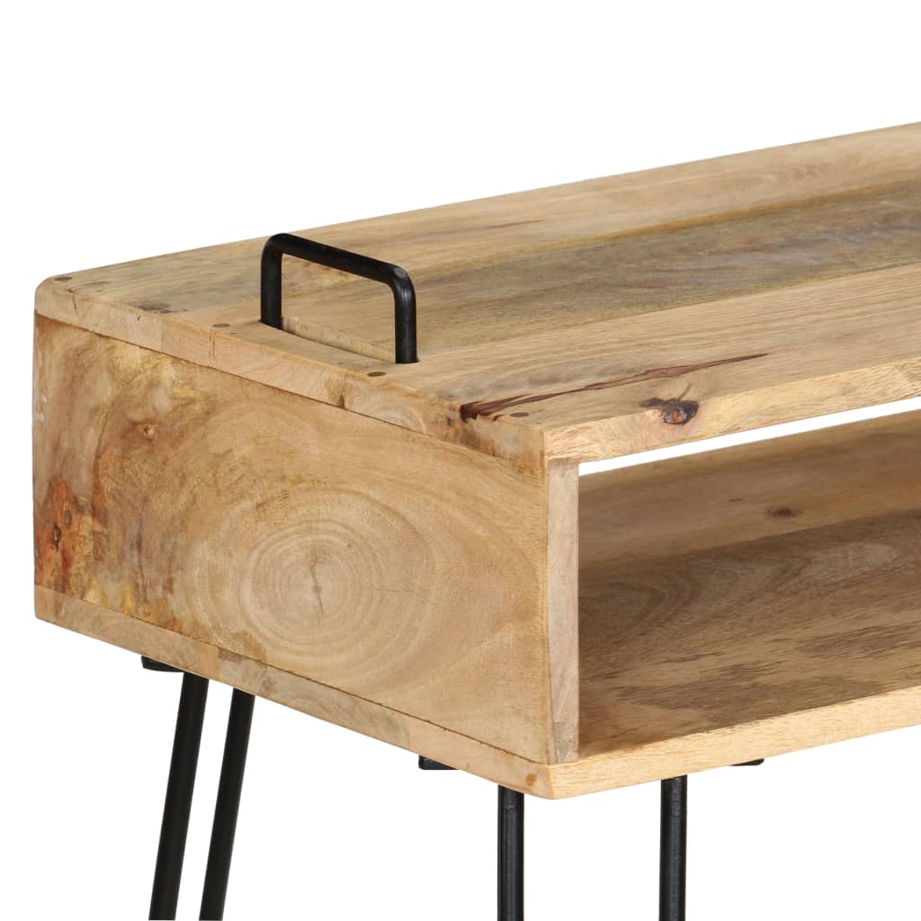 Wandtafel 115x35x76 cm massief mangohout is nu te koop bij PeponiXL, paradijselijk wonen!