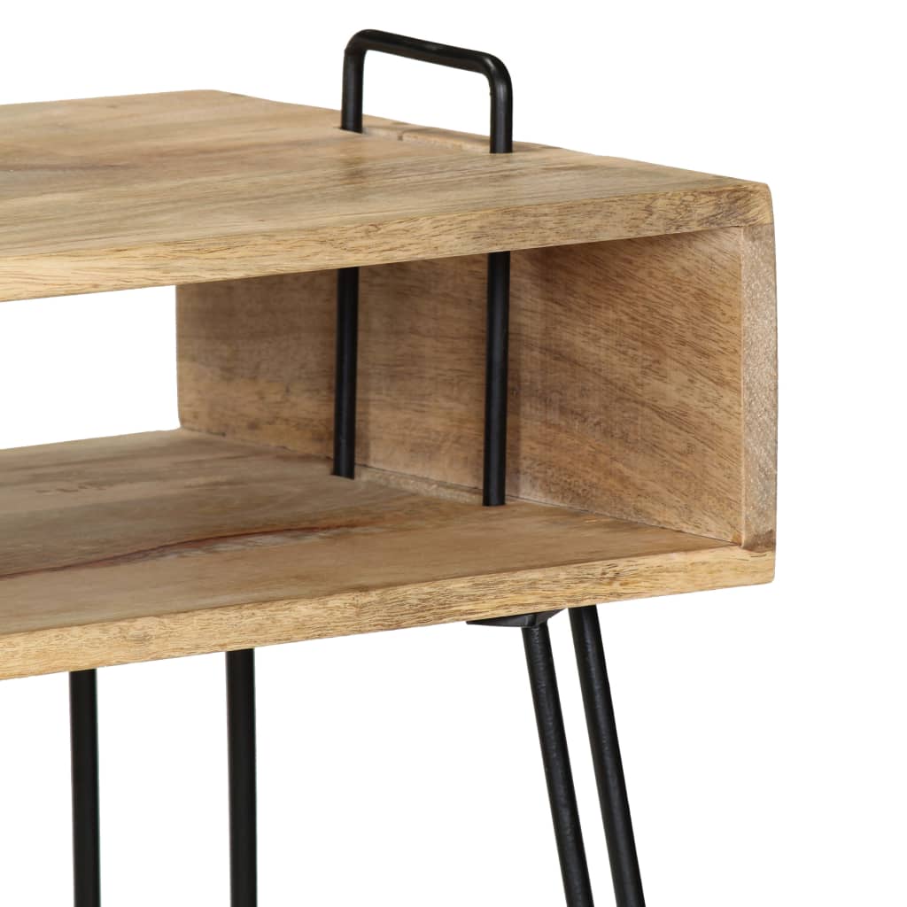 Wandtafel 115x35x76 cm massief mangohout is nu te koop bij PeponiXL, paradijselijk wonen!