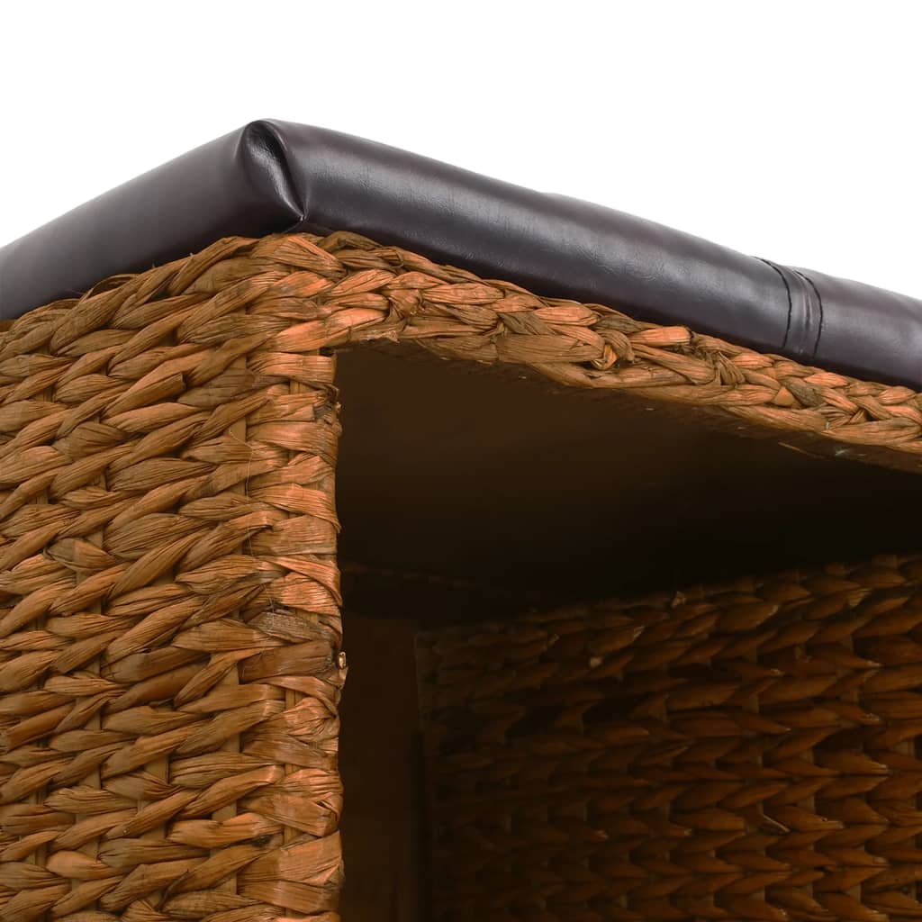 Bankje met 2 manden 71x40x42 cm zeegras bruin is nu te koop bij PeponiXL, paradijselijk wonen!
