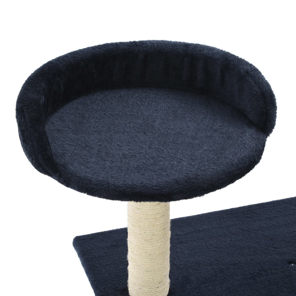 Kattenkrabpaal met sisal krabpalen 95 cm donkerblauw is nu te koop bij PeponiXL, paradijselijk wonen!