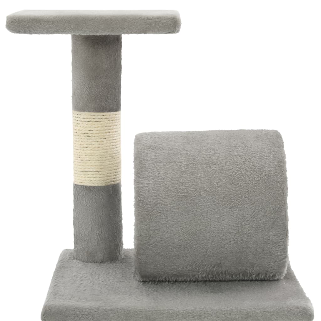 Kattenkrabpaal met sisal krabpalen 65 cm grijs is nu te koop bij PeponiXL, paradijselijk wonen!