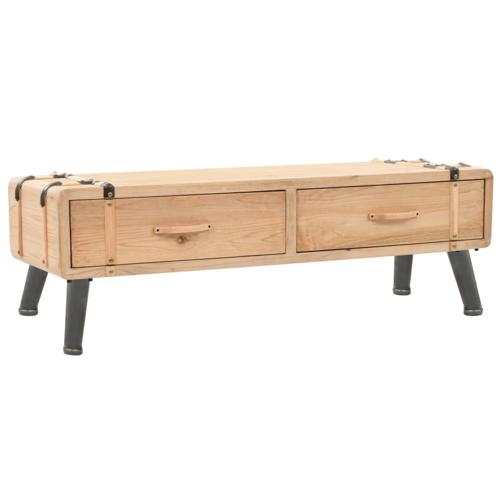Tv-meubel 120x33x35 cm massief vurenhout is nu te koop bij PeponiXL, paradijselijk wonen!