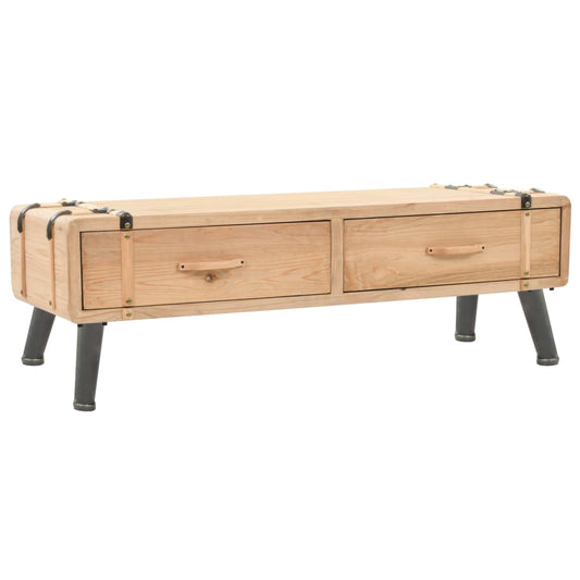 Tv-meubel 120x33x35 cm massief vurenhout is nu te koop bij PeponiXL, paradijselijk wonen!