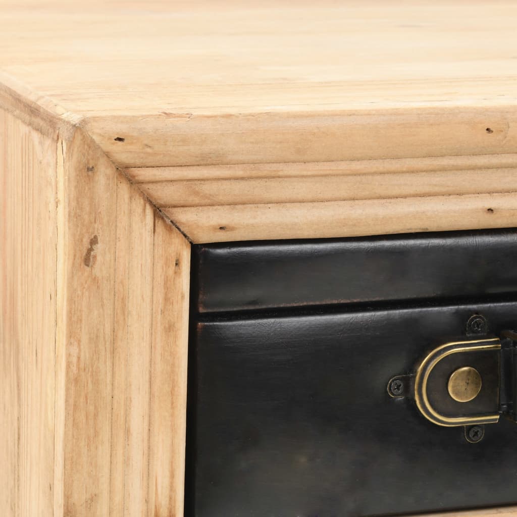 Nachtkastje 43x38x50 cm massief vurenhout is nu te koop bij PeponiXL, paradijselijk wonen!