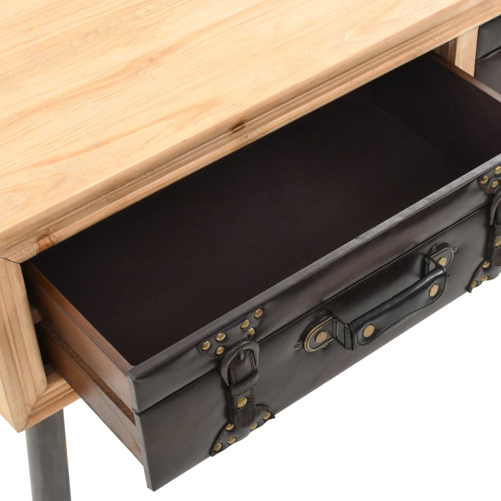 Salontafel 115x55x50 cm massief vurenhout is nu te koop bij PeponiXL, paradijselijk wonen!
