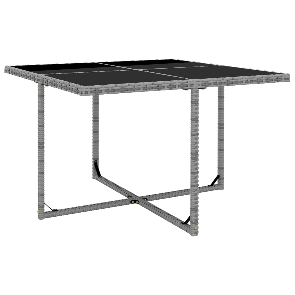 5-delige Tuinset met kussens poly rattan grijs is nu te koop bij PeponiXL, paradijselijk wonen!