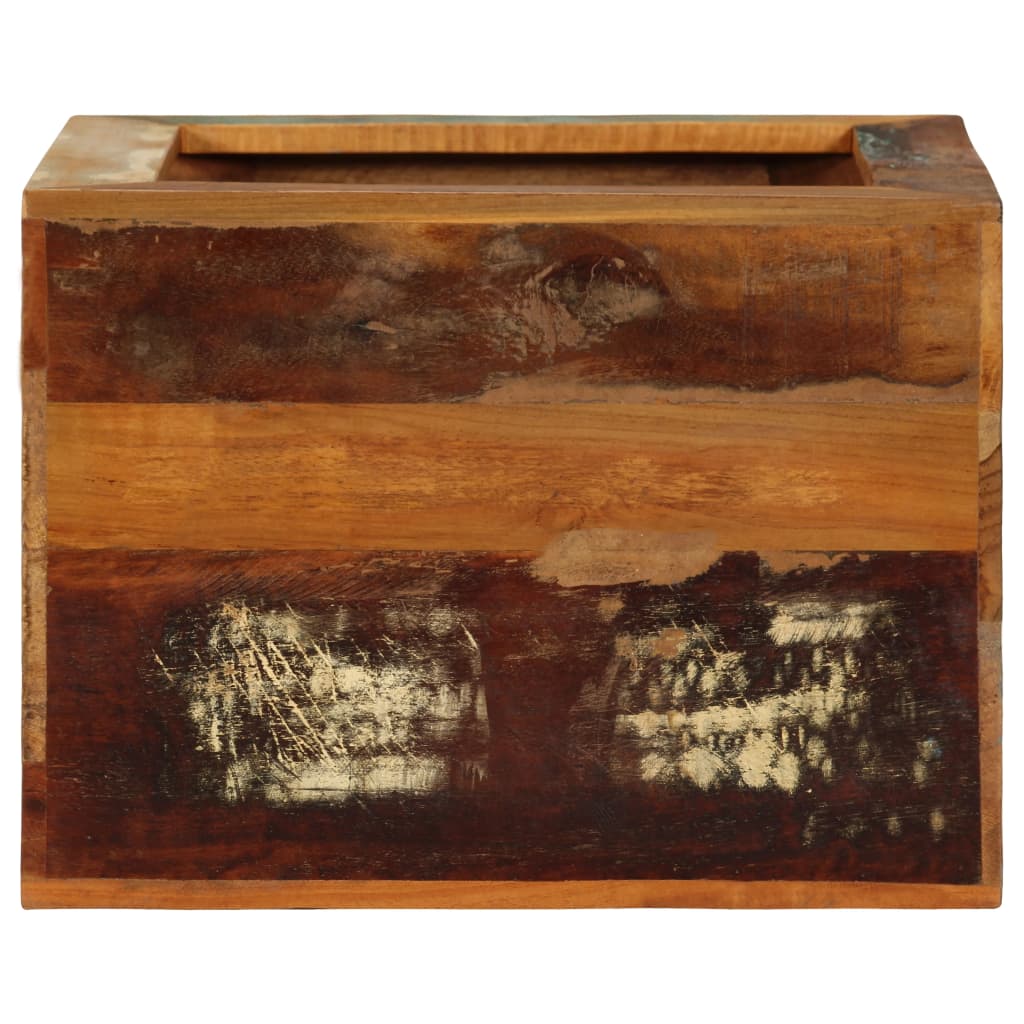Kruk 40x30x40 cm massief gerecycled hout is nu te koop bij PeponiXL, paradijselijk wonen!