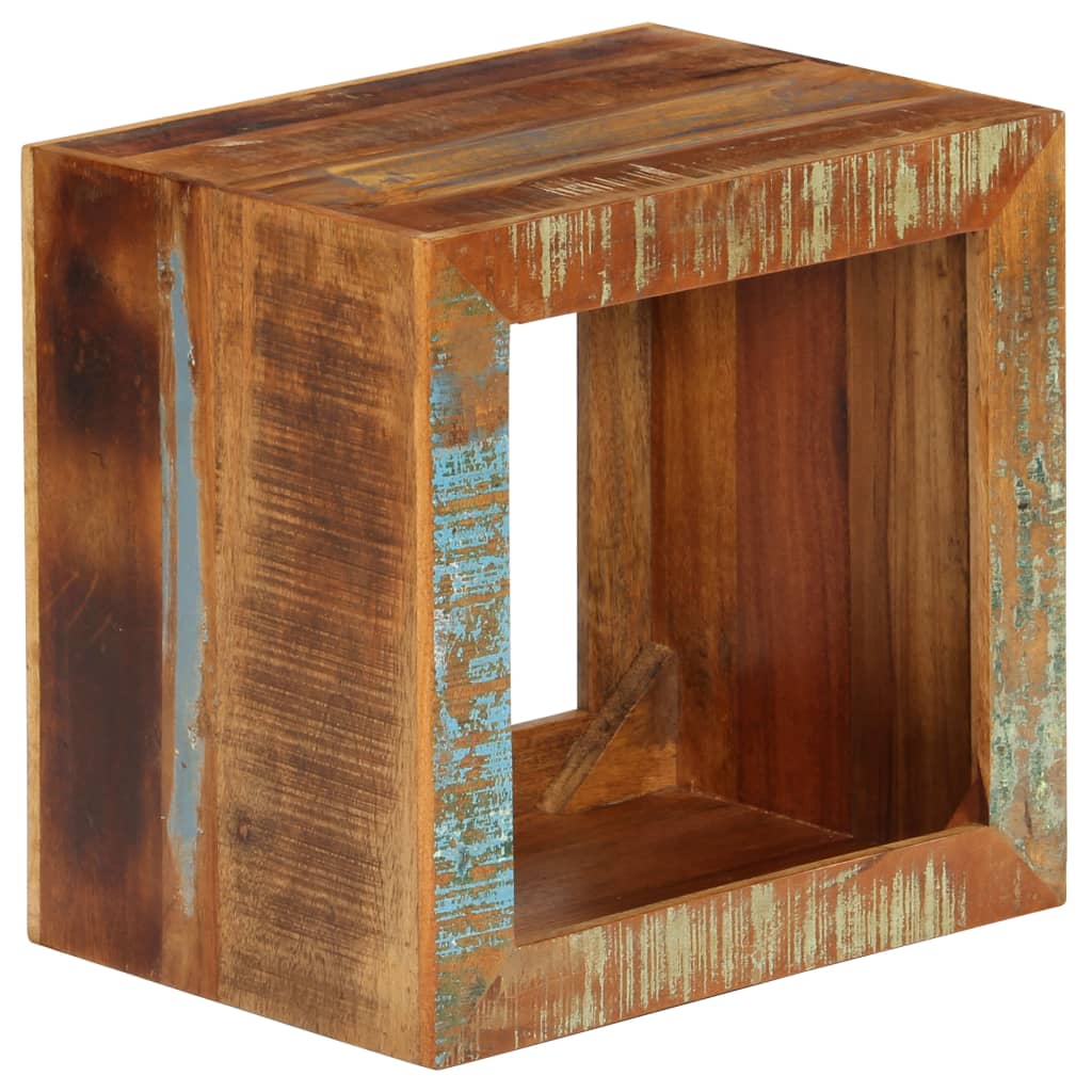 Kruk 40x30x40 cm massief gerecycled hout is nu te koop bij PeponiXL, paradijselijk wonen!