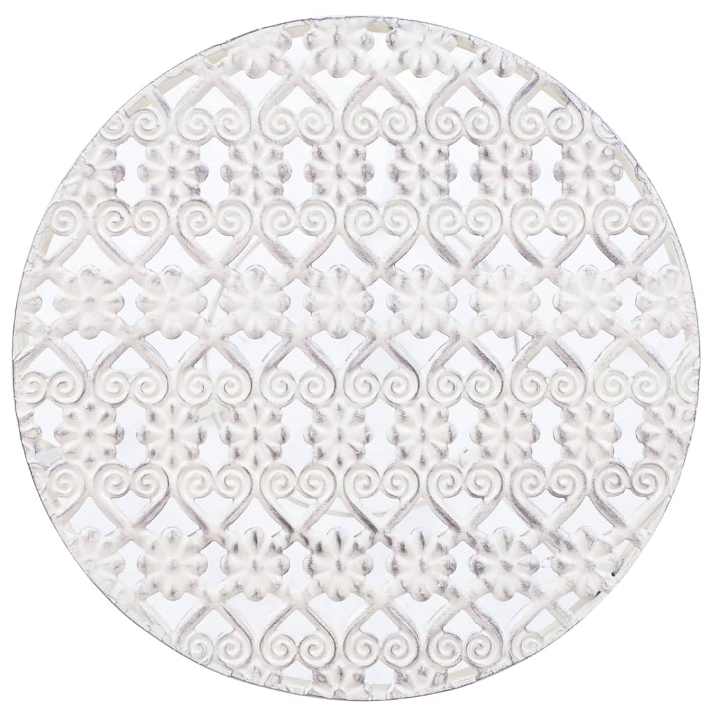 3-delige Plantenstandaardset vintage stijl metaal antiekwit is nu te koop bij PeponiXL, paradijselijk wonen!
