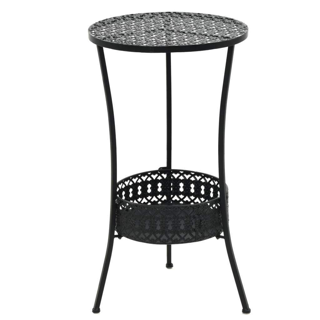 Bistrotafel 40x70 cm metaal zwart is nu te koop bij PeponiXL, paradijselijk wonen!