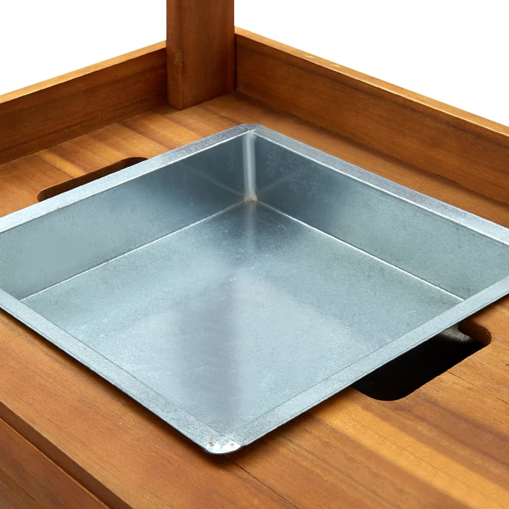 Keukentrolley 92x43,5x141,5 cm massief acaciahout is nu te koop bij PeponiXL, paradijselijk wonen!