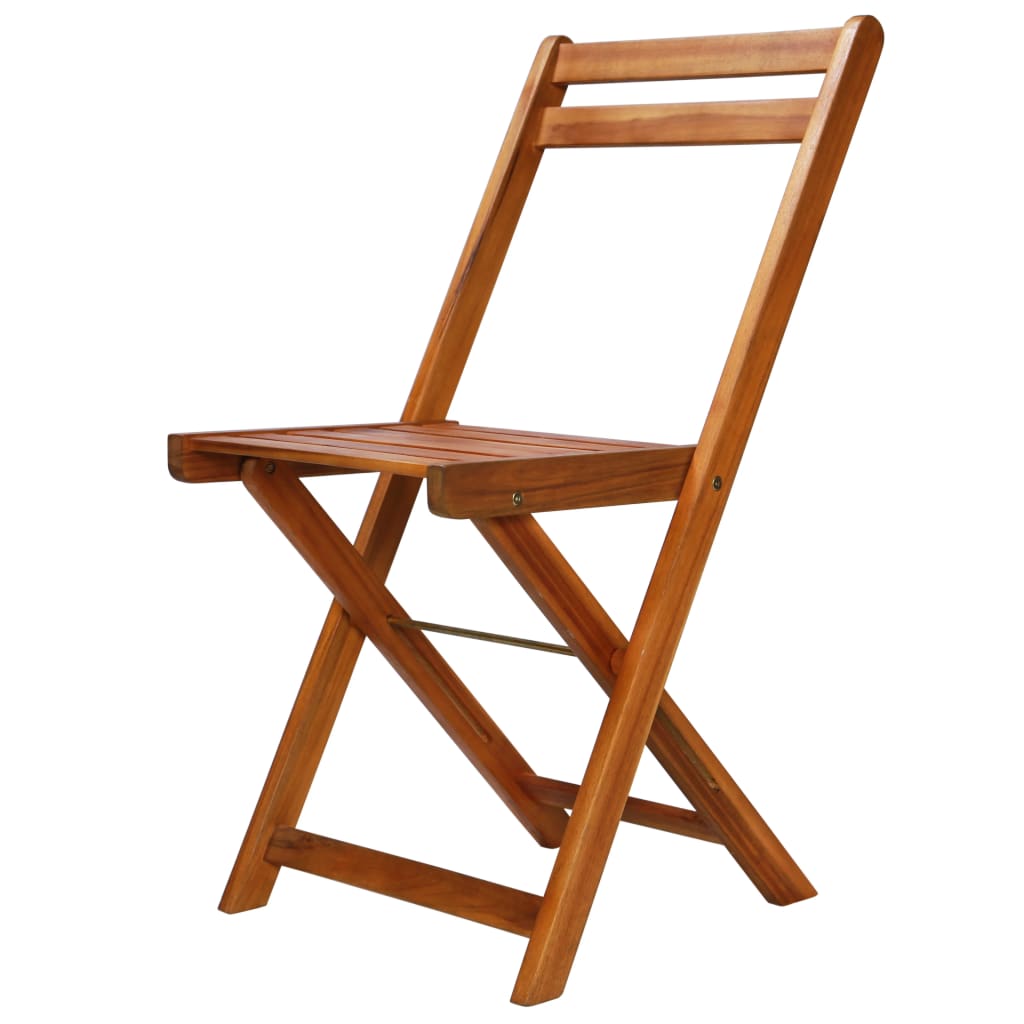 Bistrostoelen 2 st massief acaciahout is nu te koop bij PeponiXL, paradijselijk wonen!