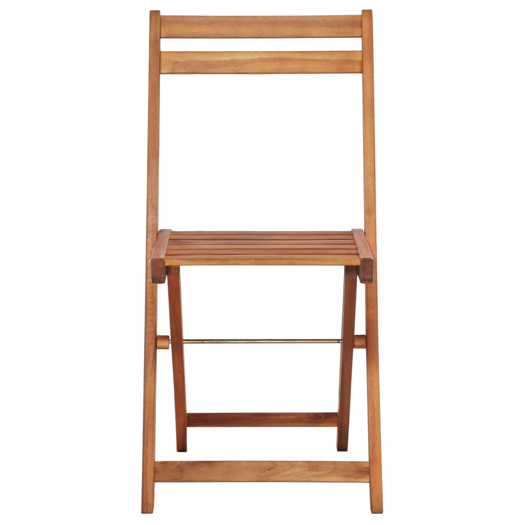 Bistrostoelen 2 st massief acaciahout is nu te koop bij PeponiXL, paradijselijk wonen!