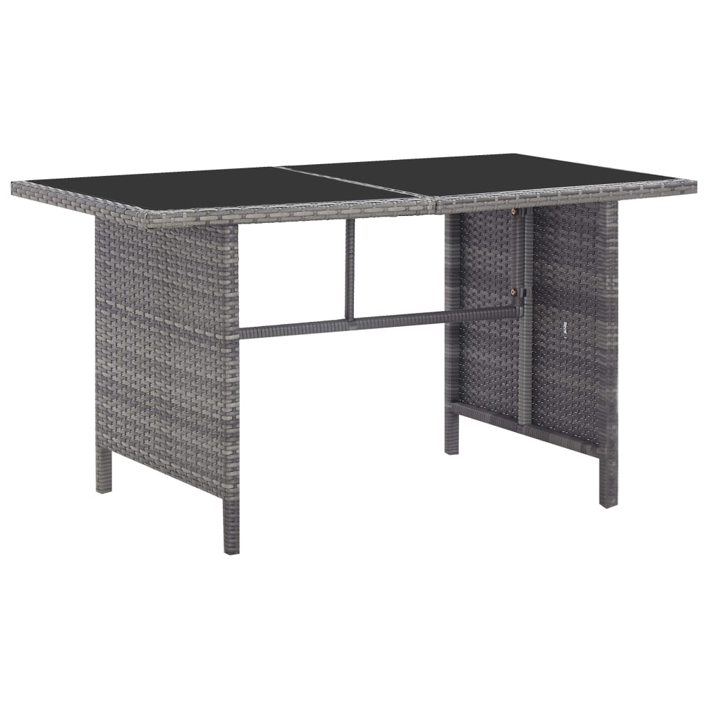 6-delige Loungeset met kussens poly rattan grijs is nu te koop bij PeponiXL, paradijselijk wonen!