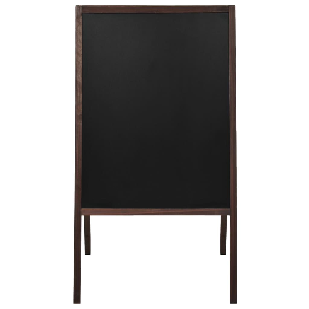 Krijtbord dubbelzijdig vrijstaand 60x80 cm cederhout is nu te koop bij PeponiXL, paradijselijk wonen!
