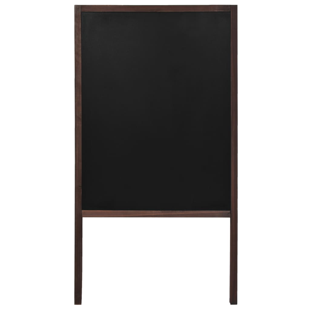 Krijtbord dubbelzijdig vrijstaand 60x80 cm cederhout is nu te koop bij PeponiXL, paradijselijk wonen!