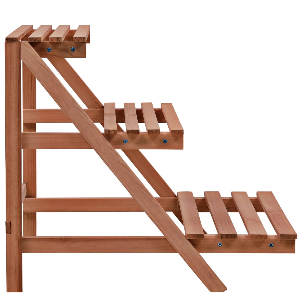 Plantenstandaard 3-laags 48x45x40 cm cederhout is nu te koop bij PeponiXL, paradijselijk wonen!